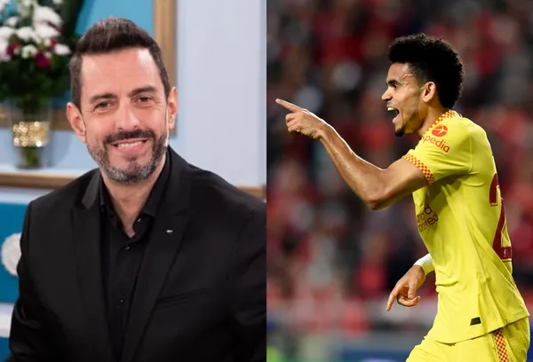 El periodista argentino no paró en elogios para catalogar la magistral actuación de Luis Díaz contra el Benfica, partido donde el cafetero marcó su primer gol en Champions League con los “Reds”.