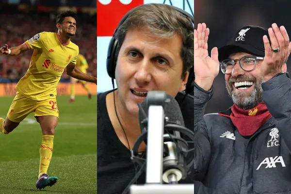 El periodista argentino reveló que el acierto del técnico fue haber dejado en cancha a Luis Díaz quien ha sabido aprovechar cada minuto que tiene con Liverpool.