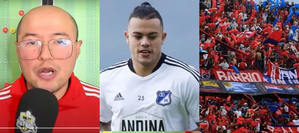 El periodista arremetió contra el goleador Leonardo Castro de Millonarios