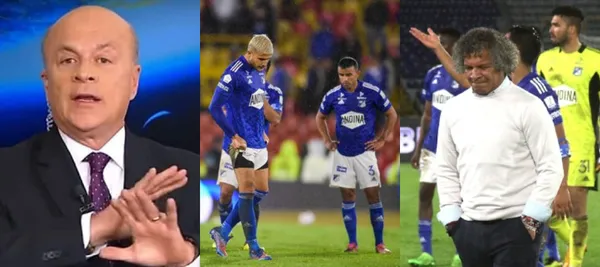 El periodista arremetió contra Millonarios tras haber arrugado contra Envigado en liga