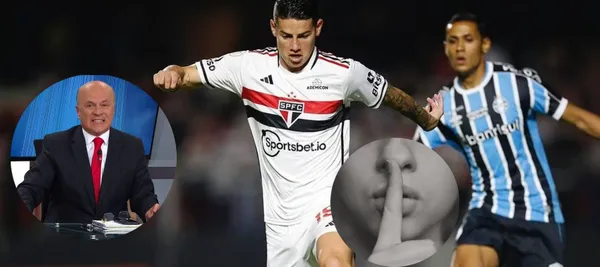 El periodista cambió el discurso sobre James Rodríguez por lo que hace con Sao Paulo