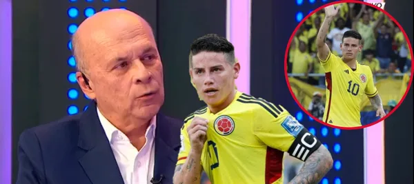 El periodista cambió su discurso sobre James Rodríguez al verlo crack en selección Colombia