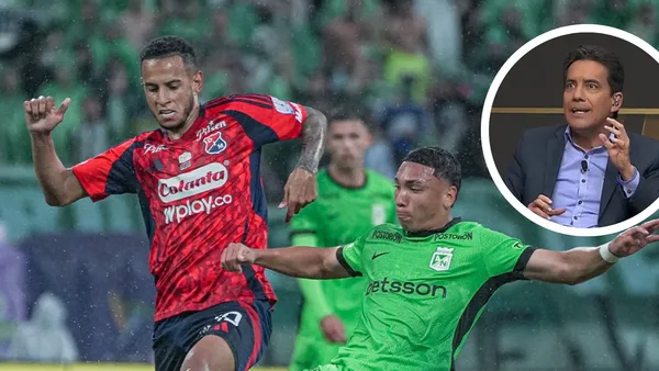 El periodista Carlos Orduz no se guardó nada y dejó en evidencia sus dudas sobre el Nacional de Gandolfi. Foto: Nacionaloficial y Captura de ESPN