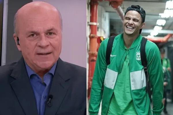 El periodista cuestionó las acciones del jugador de Atlético Nacional