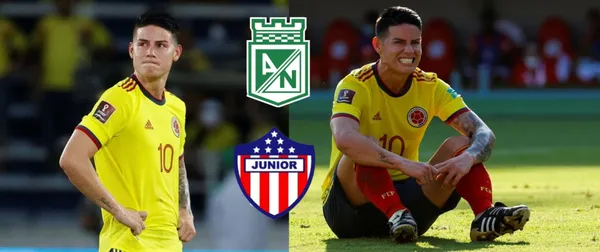 El periodista destapó los clubes donde James Rodríguez podría jugar en Colombia