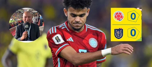 El periodista habló sobre el empate de Colombia vs Ecuador en eliminatoria sudamericana rumbo al Mundial 2026