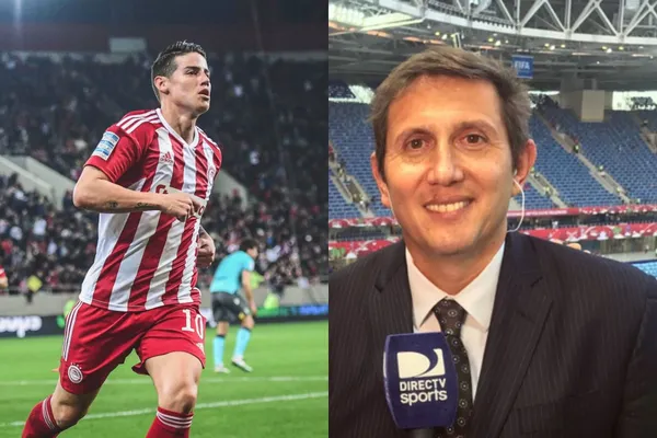 El periodista Juan Pablo Varsky envió un mensaje sobre James Rodríguez en Grecia.