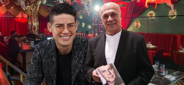 El periodista lanzó una nueva obra. Foto de fondo tomada de Madrid Diferente, de James de Antena 2 y de Véles de Semana.