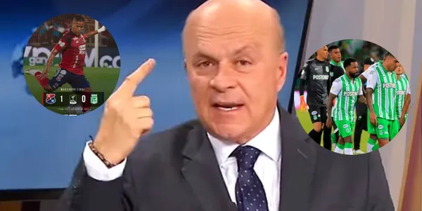 El periodista no se guardó nada contra el equipo Atlético Nacional