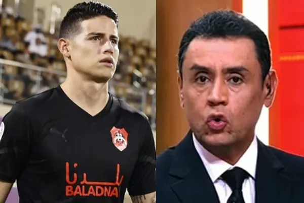 El periodista se refirió sobre James Rodríguez quien no ha definido su futuro en Catar