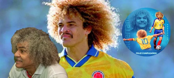 El pibe Carlos Valderrama festeja sus 62 años de edad