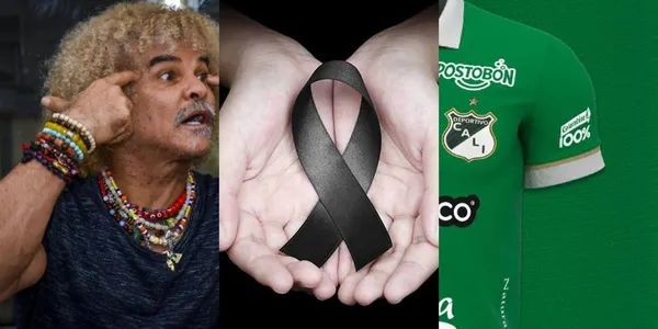 El Pibe Valderrama es hincha de un equipo en Colombia y ese club lamenta la muerte de un ex jugador.