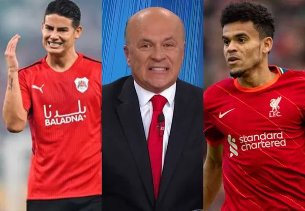 El polémico comunicador le dejó un mensaje a Luis Díaz tras su debut con el Liverpool, salió a relucir una comparación con James Rodríguez.