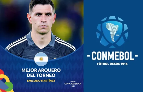 El polémico portero argentino que eliminó a Colombia con aspectos extra deportivos, fue elegido como el mejor arquero de la Copa América de Brasil de 2021.