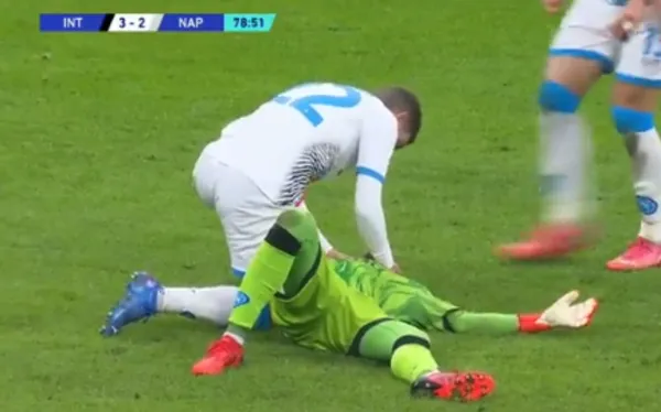 El portero colombiano fue titular en la derrota de su equipo en el Giuseppe Meazza.