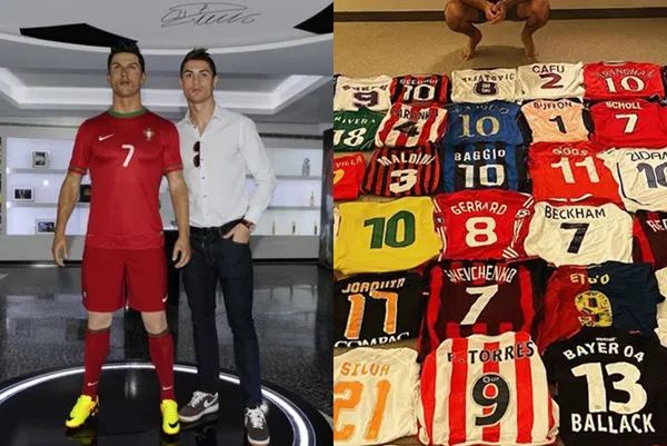 El portugués Cristiano Ronaldo tiene la camiseta de Juan Guillermo Cuadrado en su museo personal de Inglaterra por un motivo.