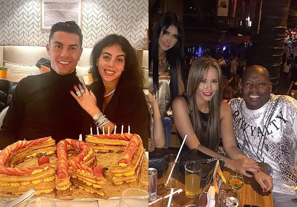 El portugués cumplió años, lo compartió en redes sociales y no faltó quien lo comparara con las fiestas que hace Faustino Asprilla.