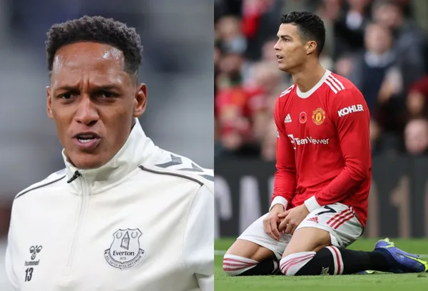 El portugués se vio envuelto en una polémica en Inglaterra con un hincha y Mina hizo algo totalmente contrario en el camerino de su equipo.