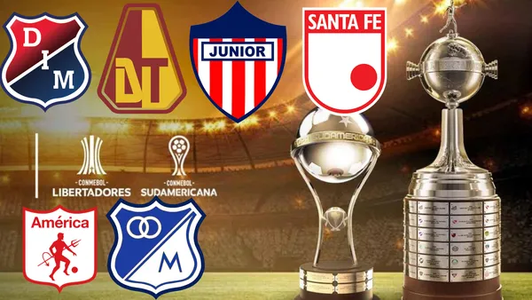 El preocupante balance de los equipos colombianos en los torneos internacionales