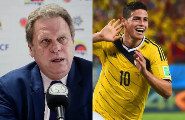 El presidente de la Federación Colombiana de Fútbol (FCF) se atrevió a hablar sobre el caso de James.