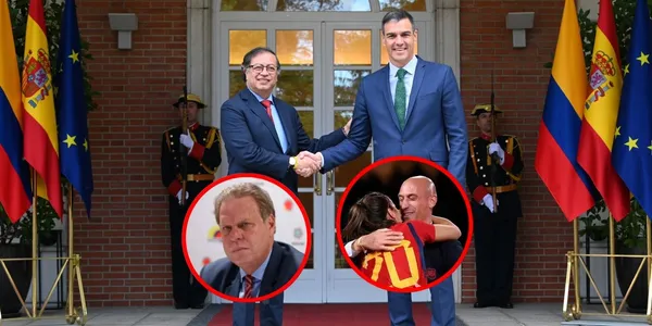 El Presidente de España reaccionó a lo que hizo el Presidente de la Federación de ese país, por fortuna en Colombia no se ha visto un problema de esas magnitudes entre el Presidente y la FCF.