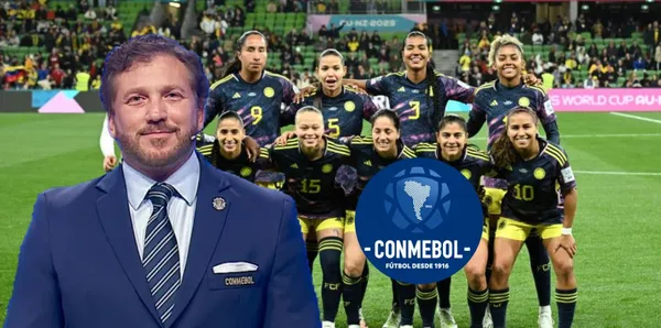El presidente de la Conmebol tuvo un gran gesto con la selección Colombia Femenina
