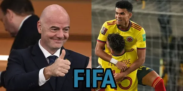 El Presidente de la FIFA le da una mano a la Selección Colombia de Néstor Lorenzo.