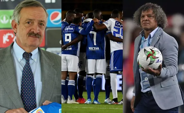 El presidente de Millonarios, Enrique Camacho, y el resto de los dirigentes le cumplieron un gran deseo a Alberto Gamero.