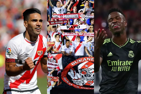 El Rayo Vallecano le ganó al Real Madrid y Radamel Falcao recibió una ovación de parte de los hinchas de su club cuando entró a jugar.