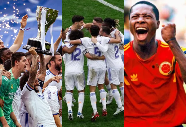 El Real Madrid recordó a Freddy Rincón antes de la coronación de su nuevo título en España.