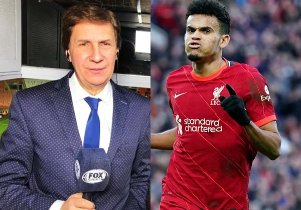 El reconocido narrador argentino Bambino Pons enloqueció en lo que fue el primer gol de Luis Díaz con el Liverpool y le ha dado buenos consejos al colombiano para que siga mejorando.