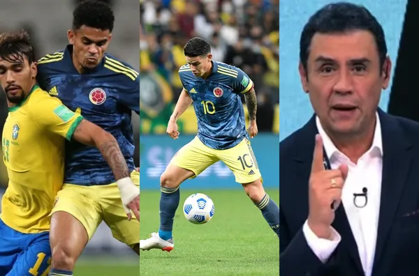 El reconocido periodista Francisco Vélez hizo un análisis importante de lo que fue el caso de James Rodríguez y Luis Díaz contra la Selección Brasil.