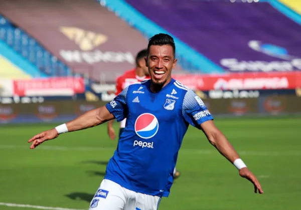 El reemplazo de Fernando Uribe en Millonarios FC al parecer será el boliviano Marcelo Martins y hay una posibilidad que lo acerca al cuadro “Embajador”.