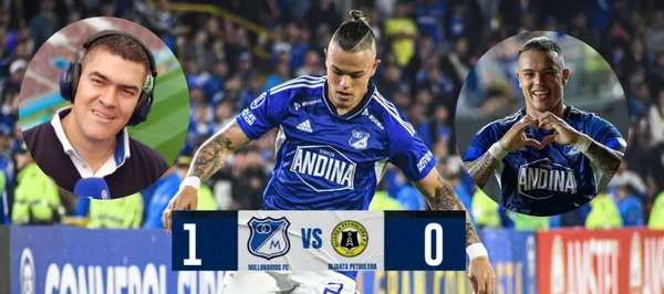 El relator de Win Sports tuvo una curiosa reacción tras el gol de Leonardo Castro