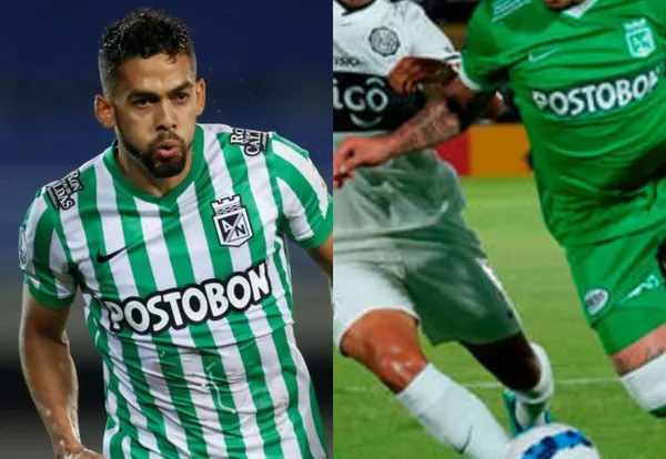 El Rifle Andrade levantó el ánimo de Atlético Nacional pero solo duró poco, otro jugador también se destacó y se trata de Daniel Mantilla.