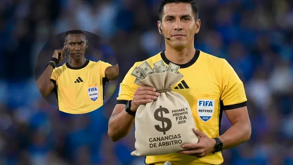 El salario de un arbitro en el fútbol colombiano