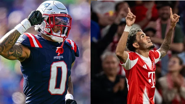 El saludo de Luis Díaz a Christian González