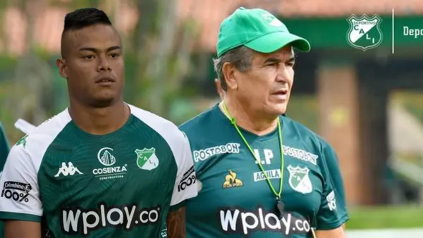 El técnico aprovechó para mandarle un sablazo al Deportivo Cali (Foto tomada de redes Deportivo Cali, El País)