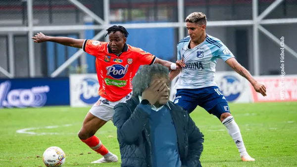 El técnico tomó una radical decisión en Millonarios vs Envigado (Fotos: RCN, Pulzo)