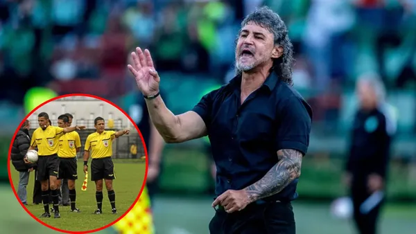 El técnico volvió a hablar y le mandó un sablazo a los árbitros de la liga (Fotos: Antena 2, Periódico Amarillo)