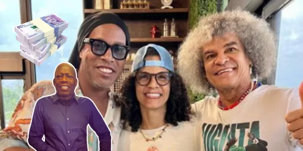 El Tino y El Pibe tienen sus negocios. Fotos tomadas de Instagram @pibevalderramap y @eltinoasprilla, pesos de 123RF.