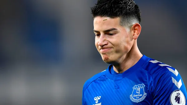 El último partido de pretemporada con Everton dejó mas dudas que aciertos para James Rodríguez