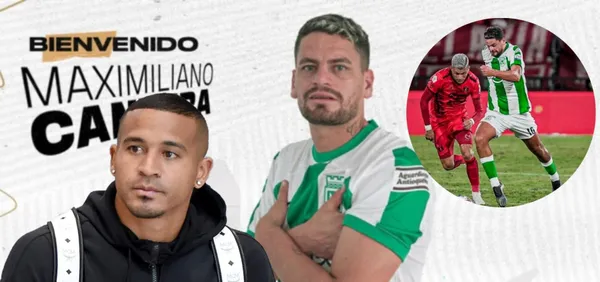 El uruguayo Maximiliano Cantera debutó con Atlético Nacional