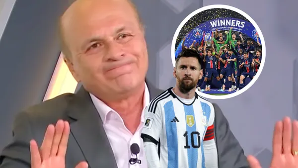 El “vainazo” de Vélez: PSG campeón sin Messi y Neymar, y él no lo dejó pasar Foto: Captura de Win Sports, AFA y PSG