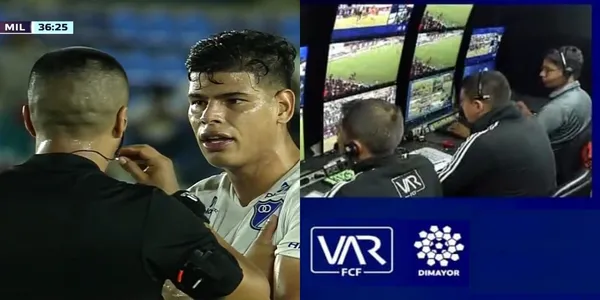 El VAR le dio una mano al Unión Magdalena contra Millonarios FC.