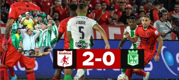 El verde sufre ante América de Cali en el estadio Pascual Guerrero