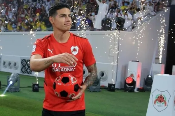 El volante colombiano llegó al club Al Rayyan la temporada pasada y hasta ahora solo ha jugado ocho partidos.