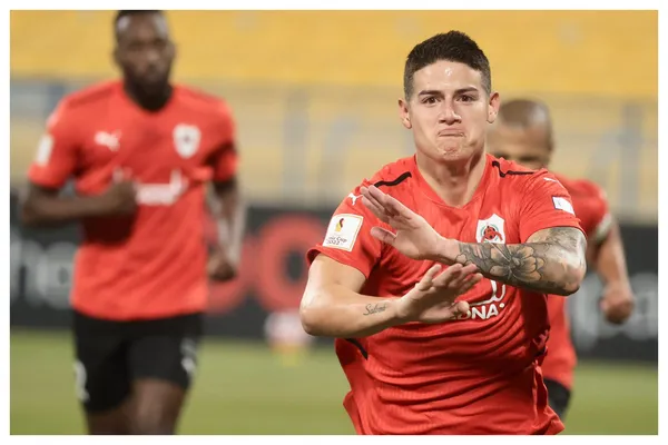El volante colombiano marcó el único gol de la victoria de Al Rayyan ante Umm Salal por la Copa de Emiratos Árabes Unidos.