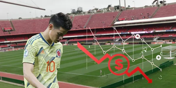 El volante colombiano y el declive monetario a lo largo de su carrera