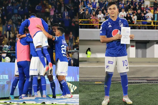 El volante fue la figura del partido y anotó el único gol del encuentro que le dio los tres puntos al cuadro azul.